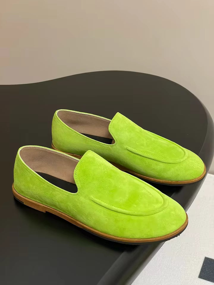 Slip-On Suede Loafers